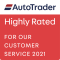 AutoTrader Highly Rated Customer Service 2021