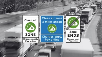 New Clean Air Zones in the UK