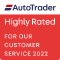AutoTrader Highly Rated Customer Service 2022
