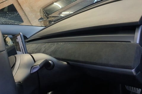 Alcantara Dashboard and Door Trims for Model 3 8