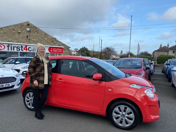 Thank you to Katie's mum for collecting Katie's new car on her behalf.