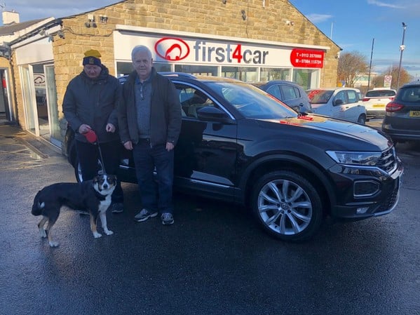 Brian collecting his fabulous T-Roc