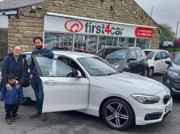 A lovely BMW 1 series for Puneet