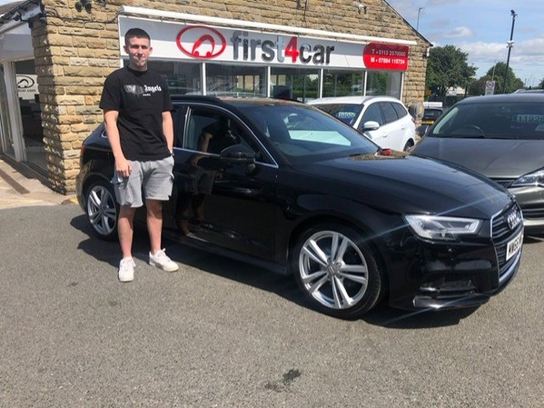 A nice day for Josh to collect his lovely new Audi A3