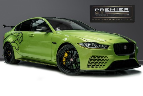 Jaguar XE PROJECT8 . 1 OF 300. SVO BESPOKE GREEN. TRACK PACK. HUD. VAT QUALIFYING 1