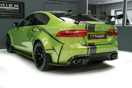 Jaguar XE PROJECT8 . 1 OF 300. SVO BESPOKE GREEN. TRACK PACK. HUD. VAT QUALIFYING 6
