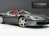 Ferrari 458 SPIDER DCT. NOW SOLD. SIMILAR REQUIRED. CALL US ON 01903 254 800. 
