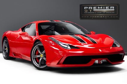 Ferrari 458 SPECIALE 4.5 COUPE. NOW SOLD. SIMILAR REQUIRED CALL 01903 254 800.