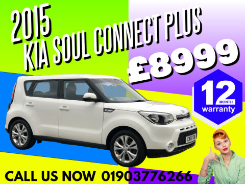 Used 2015 Kia Soul CONNECT PLUS SATNAV for sale | Roundstone Car Sales