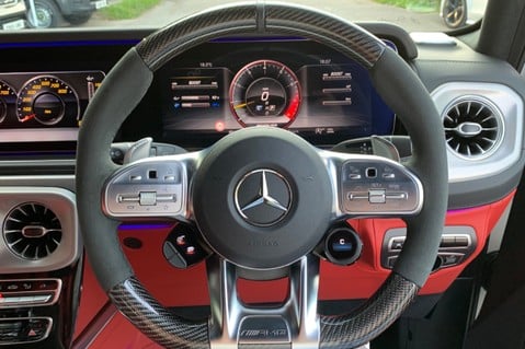 Mercedes-Benz G Series AMG G 63 4MATIC - CARBON TRIM -NIGHT PACK- DESIGNO BENGAL RED LEATHER 4