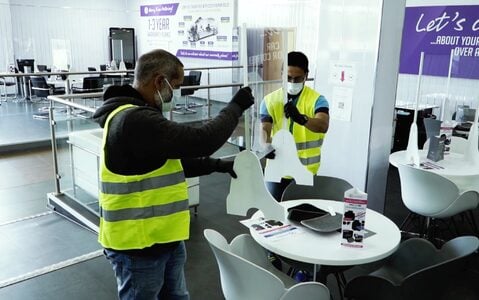 Safety in our Showrooms