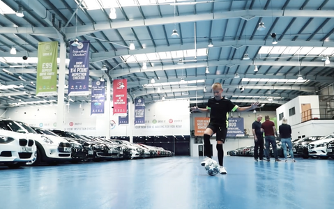 Football Stars with Everyday Cars